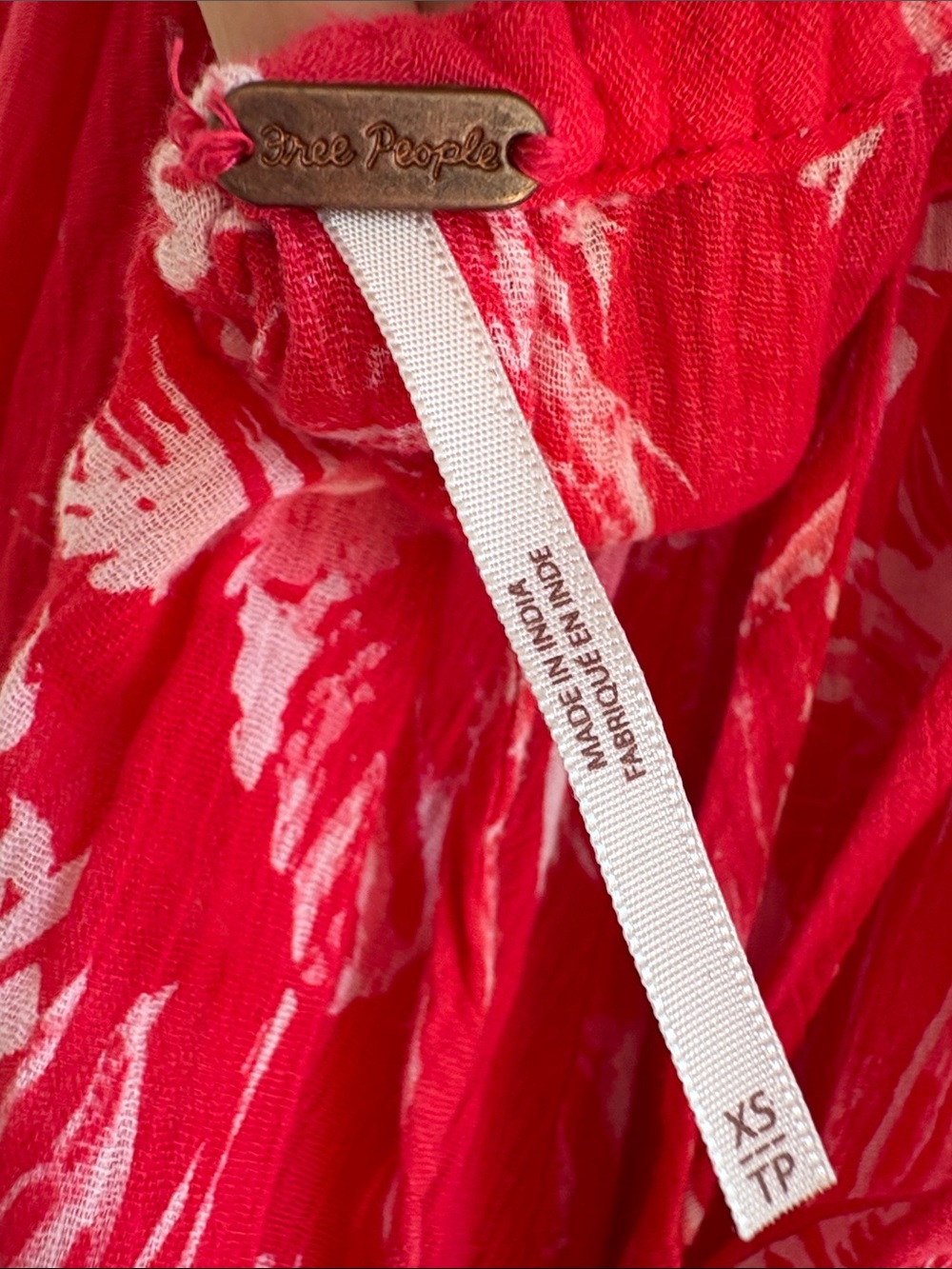 Free People xs  Coral Floral Halter Backless Maxi Dress - Picture 8 of 8
